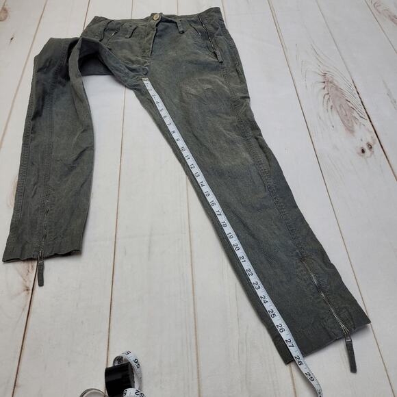 Annette Gortz bicycle trouser pants cotton zipper moto slim fit - Picture 4 of 11